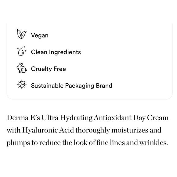 FREE๐ LAST 1! Dermaย EโUltra Hydrating Antioxidant Day Face Cream โ๏ธ NEW HA - Picture 4 of 8